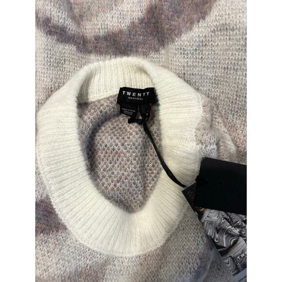 Twenty Montreal Spectrum Swirl Mohair Crewneck Size Small - Picture 3 of 4